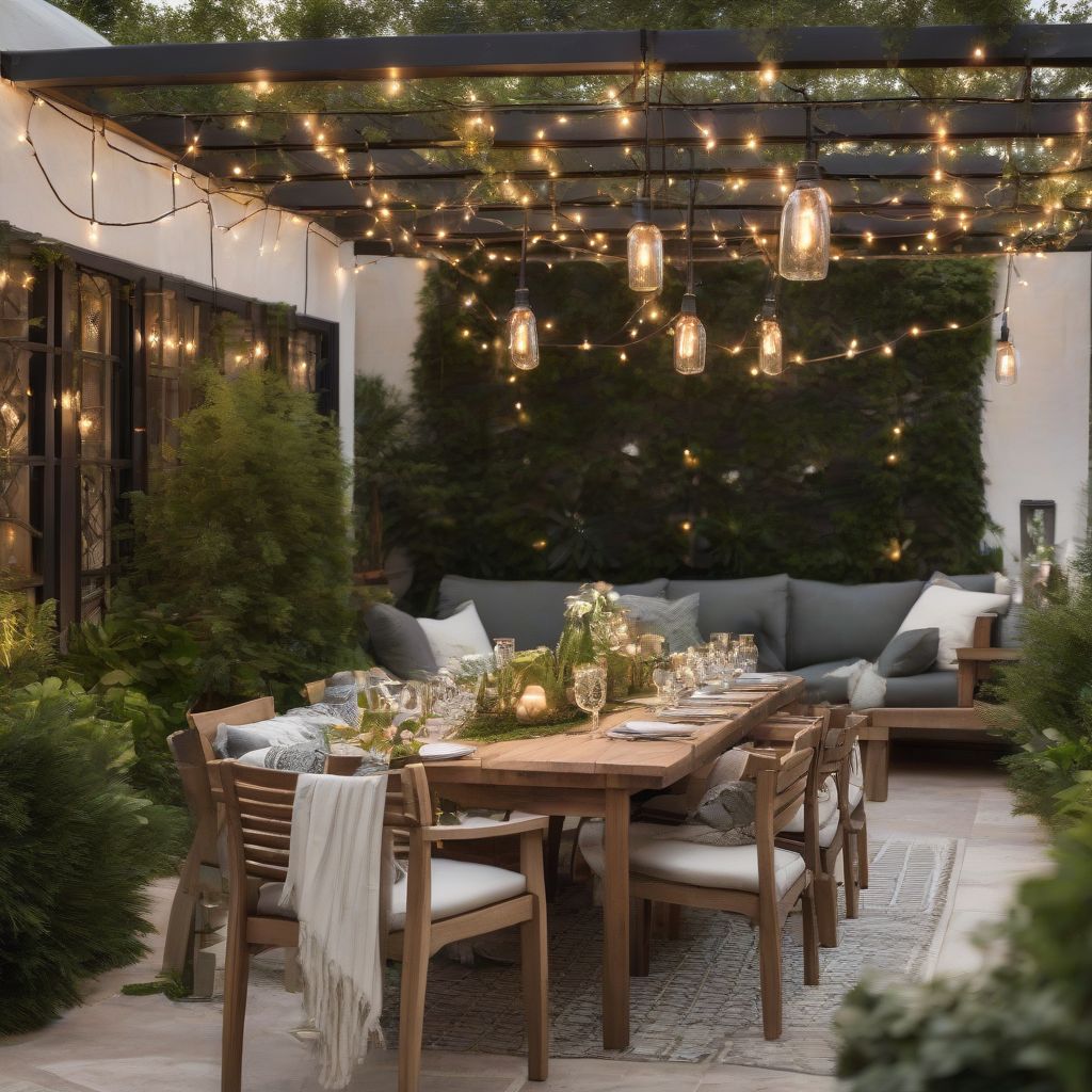 Elegant Outdoor Dining Area